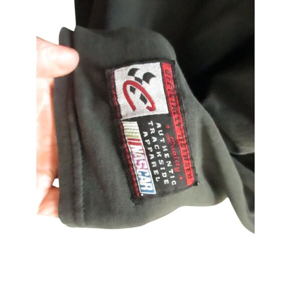 T-shirt Mens XL Vtg Ryan Newman #12 Nascar Racing Trashed Embroidered 1990's - Picture 2 of 10